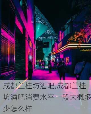 成都兰桂坊酒吧,成都兰桂坊酒吧消费水平一般大概多少怎么样