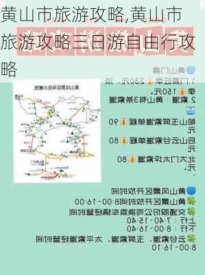 黄山市旅游攻略,黄山市旅游攻略三日游自由行攻略-第3张图片-冬冬旅游网